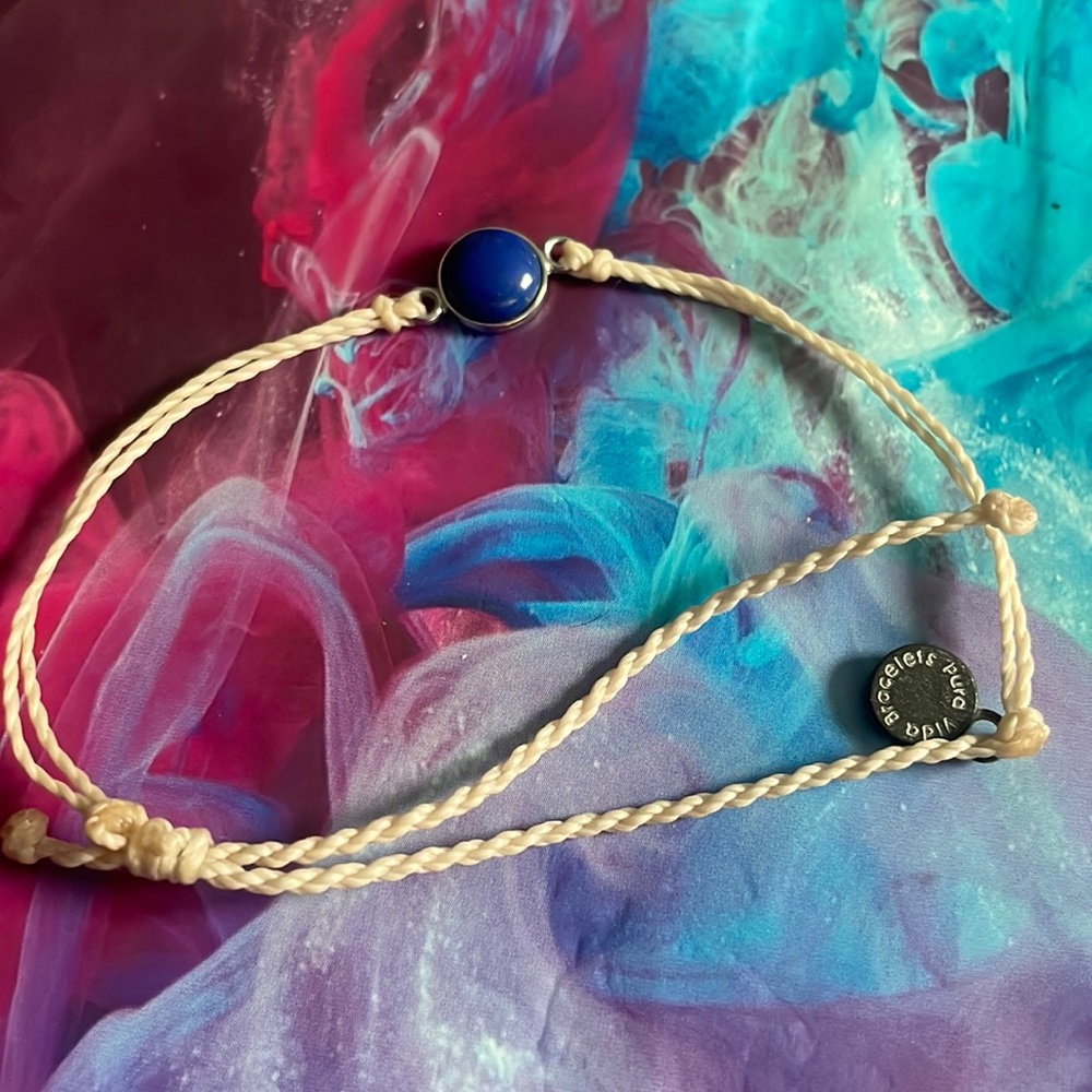 Pura vida crystal charm